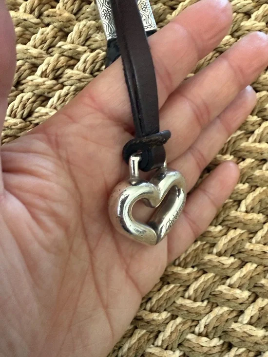 Brighton Rita Woven Jute Tote Bag with Brown Braided Handles - Picture 7 of 8